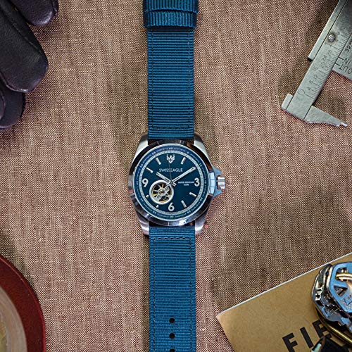 Barton Steel Blue 20mm NATO Watch Band 100 Deals