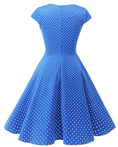 Bbonlinedress Retro Vintage Swing Dress - Dark Blue 100 Deals