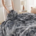 Bedsure Grey Fuzzy Faux Fur Throw Blanket 100 Deals