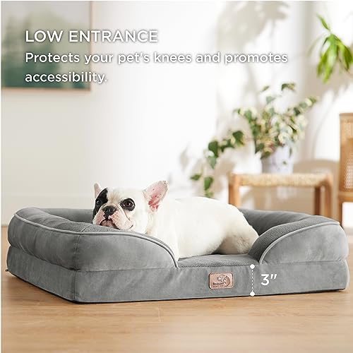 Bedsure Waterproof Orthopedic Dog Bed, Grey 100 Deals