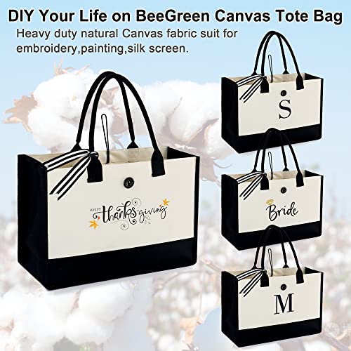 BeeGreen Canvas Tote Bags - Bulk Personalized Gifts 100 Deals
