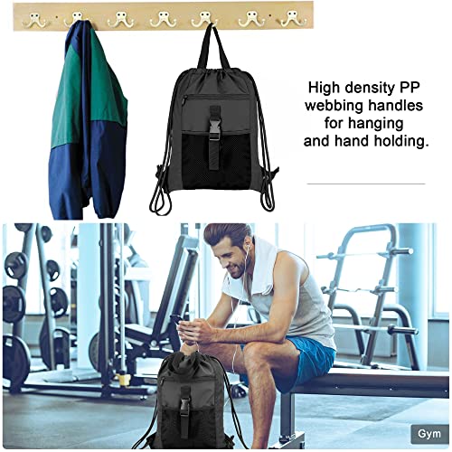 BeeGreen Waterproof Drawstring Gym Bag 18.5 100 Deals