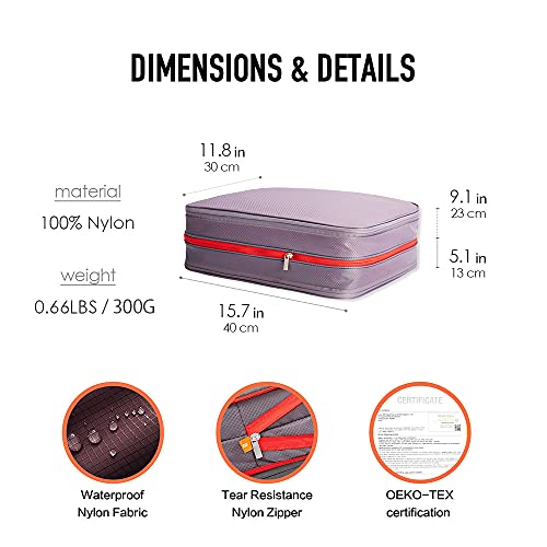 BeeNesting Compression Packing Cubes - BlackRed 100 Deals