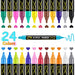 Betem Premium Acrylic Paint Pens - 24 Colors 100 Deals