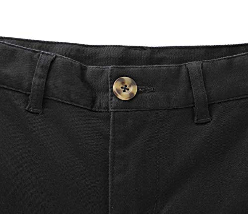 Bienzoe Boys Adjustable Waist Slim School Pants 100 Deals