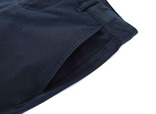 Bienzoe Navy Slim Fit Boys School Pants 100 Deals