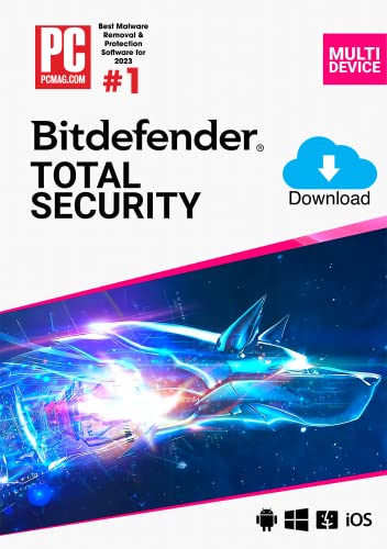 Bitdefender Total Security: 1 Year, 5 Devices 100 Deals