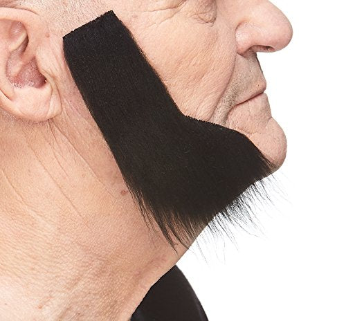 Black Fake Mutton Chops Sideburns for Adults 100 Deals