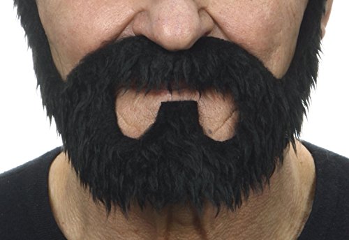 Black Self Adhesive Fake Beard for Adults 100 Deals