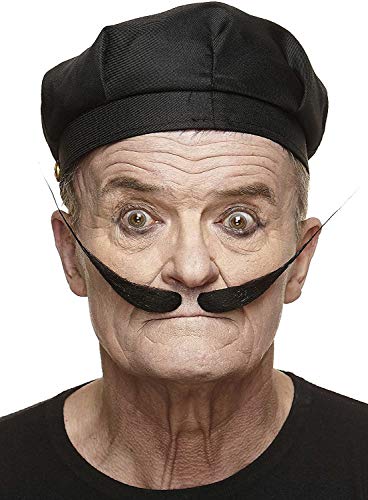 Black Self-Adhesive Fake Mustache for Adults 100 Deals