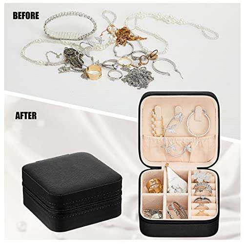 Black Travel Jewelry Organizer Box (6 Pcs) 100 Deals