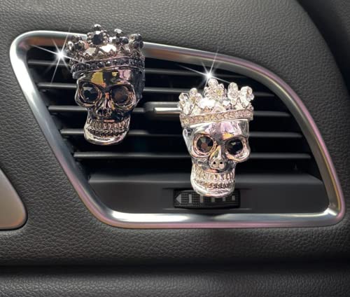 Bling Crown Skull Car Vent Clip 100 Deals