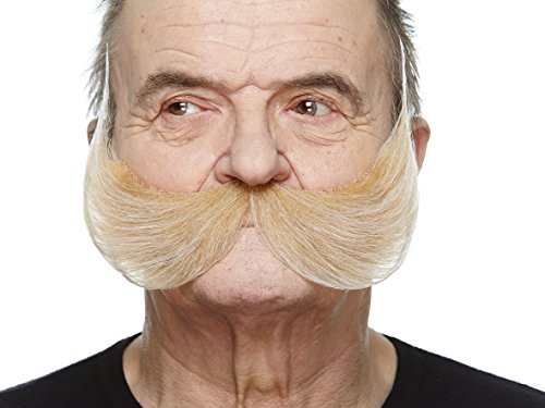 Blond Fisherman's Adults Fake Mustache 100 Deals