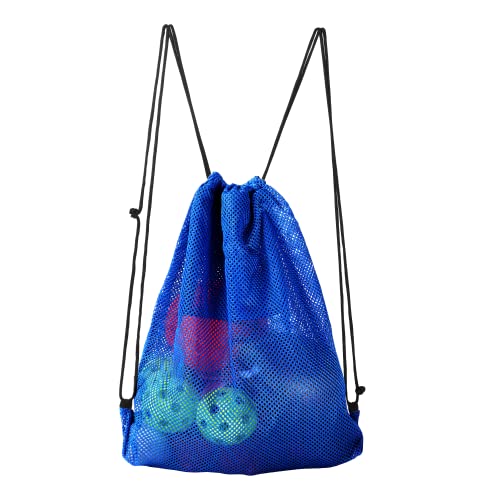 Blue Drawstring Backpack Bag for Sports 100 Deals