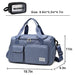 Blue Gym Bag with Shoe Compartment 100 Deals