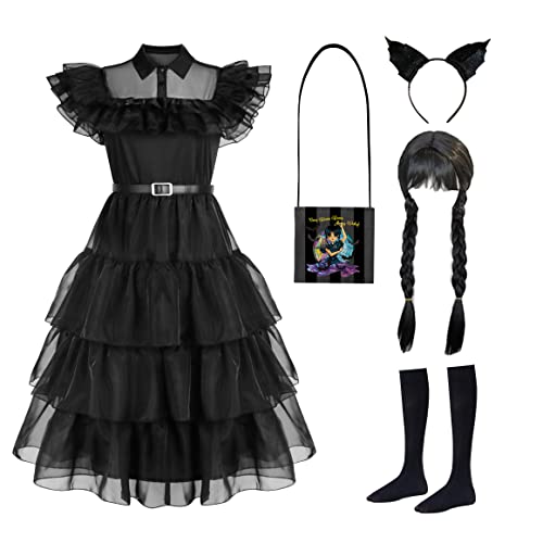 Bostetion Girls Halloween Costume, Ages 5-12 100 Deals