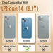 Buleens Luxe Black iPhone 14 Case 100 Deals