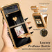 Buleens Metal Perfume Bottle Mirror Stand Case 100 Deals