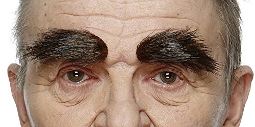 Bushy Brown Fake Eyebrows for Adults Costume 100 Deals