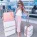 CAMTOP Pink Weekender Bag with Luggage Sleeve 100 Deals