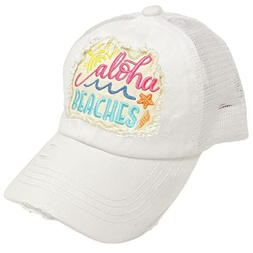 CC Aloha Beaches Trucker Hat (White) 100 Deals