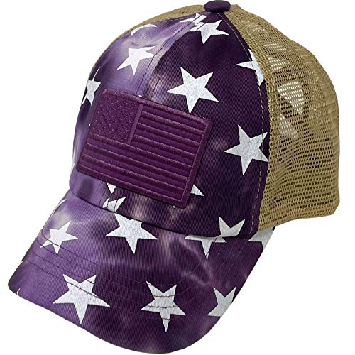 CC Tie Dye Stars Purple Ponytail Cap 100 Deals