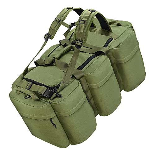 CECKQUE Military Tactical Duffle Bag - Olive Green 100 Deals