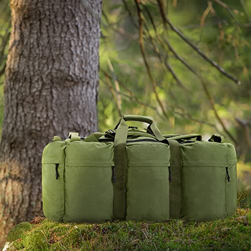 CECKQUE Military Tactical Duffle Bag - Olive Green 100 Deals