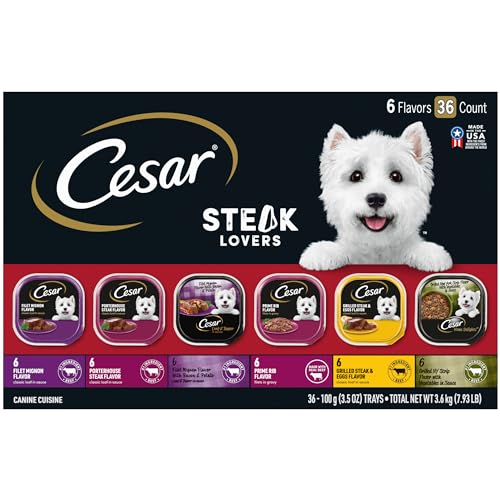 CESAR Steak Lovers Variety Pack - 36 Trays 100 Deals