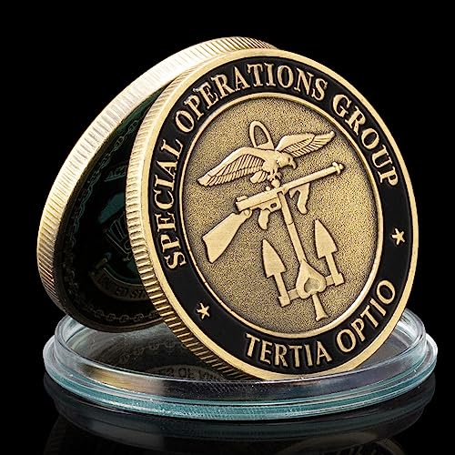 CIA Special Ops Tertia Optio Challenge Coin 100 Deals
