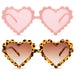COASION Kids Heart Sunglasses - Pink Leopard 100 Deals