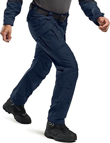 CQR Flex Stretch Tactical Pants, Navy 100 Deals