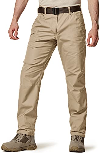 CQR Men's Ripstop Work Pants (Khaki, 36W x 32L) 100 Deals
