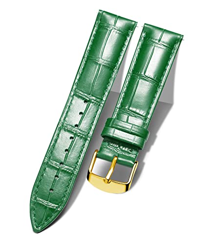 Calfskin Leather Watch Band with Crocodile Pattern 100 Deals