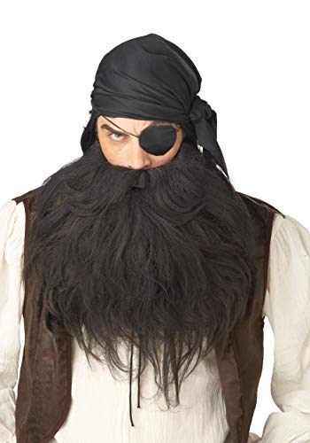 California Costumes Pirate Beard Moustache - Black 100 Deals