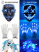 Camlinbo Halloween LED Mask Gloves & Shoelaces 100 Deals