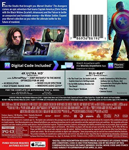 Captain America: 4K UHD Blu-ray Edition 100 Deals
