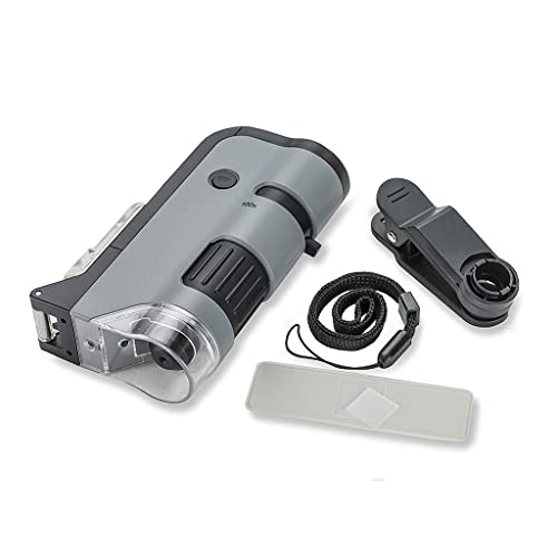 Carson MicroFlip Pocket Microscope: LED/UV, 100x-250x 100 Deals