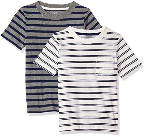 Carter's Toddler Tees, Grey & White, 4T 100 Deals