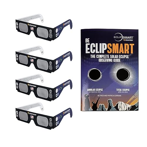 Celestron Solar Eclipse Glasses: Premium 4-Pack 100 Deals