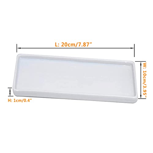 Ceramic Vanity Tray for Bathroom and Kitchen 100 Deals