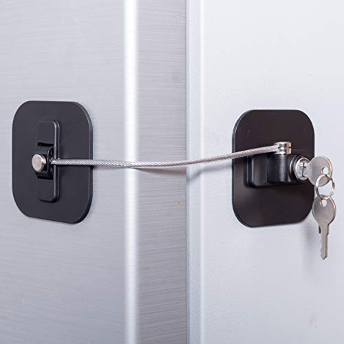 Child Proof Refrigerator and Freezer Lock (with Keys) 100 Deals