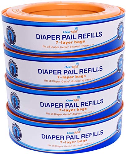 ChoiceRefill Diaper Genie Pails - 4-Pack 100 Deals
