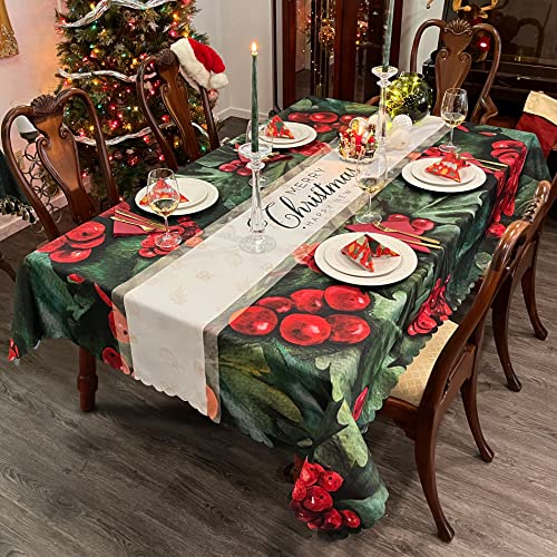 Christmas Tablecloth - Water Resistant & Decorative 100 Deals
