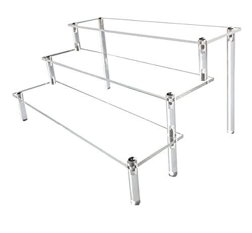 Clear Acrylic 3-Tiered Display Stand Organizer 100 Deals
