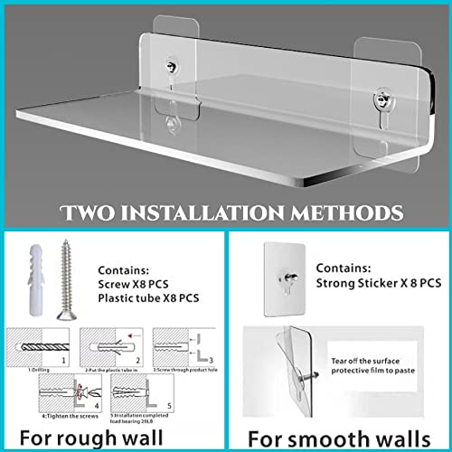 Clear Acrylic Wall Shelves - Compact 100 Deals