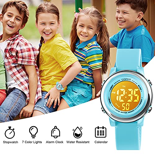 Cofuo Kids Waterproof LED Sport Watch 100 Deals