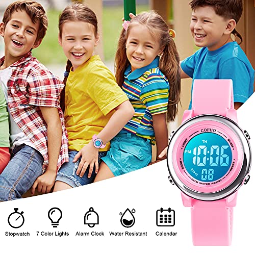 Cofuo Kids Waterproof LED Sports Watch 100 Deals