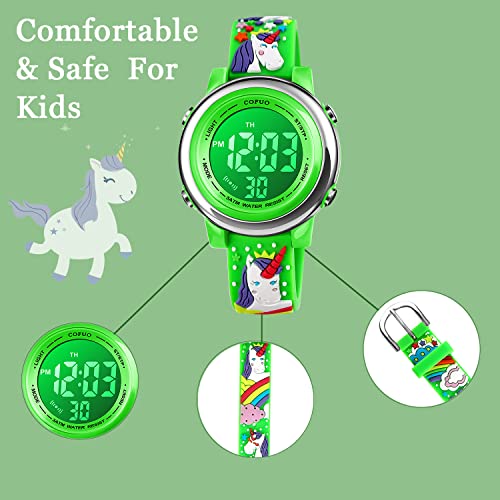 Cofuo Unicorn Kids Sport Watch 100 Deals