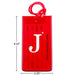 Colorful Flex Bag Tags - Personalized Letter J 100 Deals